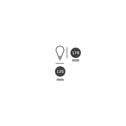LED крушка VK Light Globo Filament Silver E27 ø125 2700K 7W с възможност за регулиране на яркостта