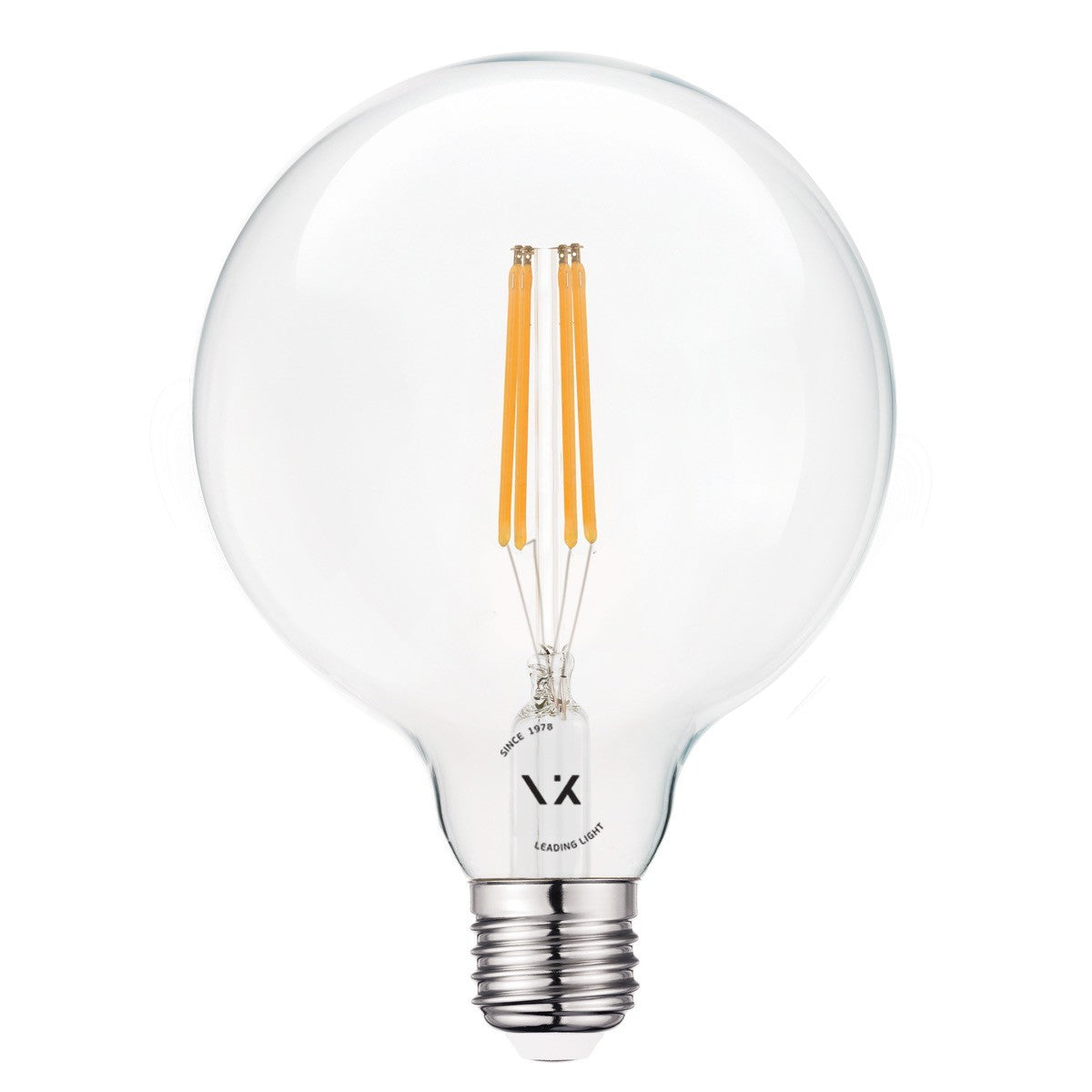 LED крушка VK Light Globo Filament Clear E27 ø125 2700K