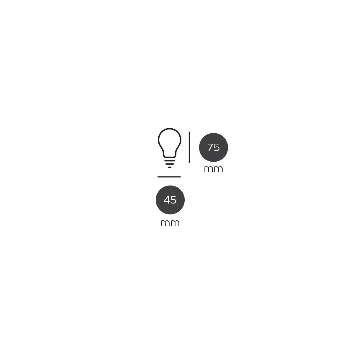 LED лампа VK Light Mini Globe Filament Silver E14 2700K 4,5W с възможност за регулиране на яркостта