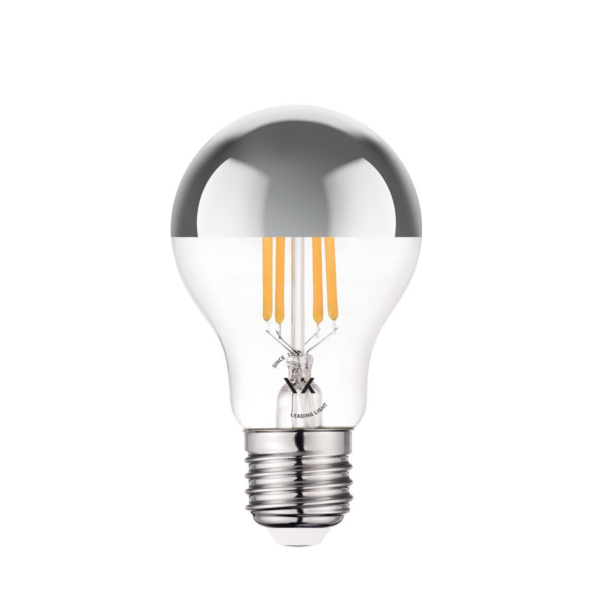 LED крушка VK Light Classic Filament Silver E27 2700K 7W с възможност за регулиране на яркостта
