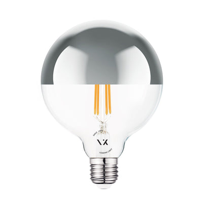 LED крушка VK Light Globo Filament Silver E27 2700K 7W с възможност за регулиране на яркостта