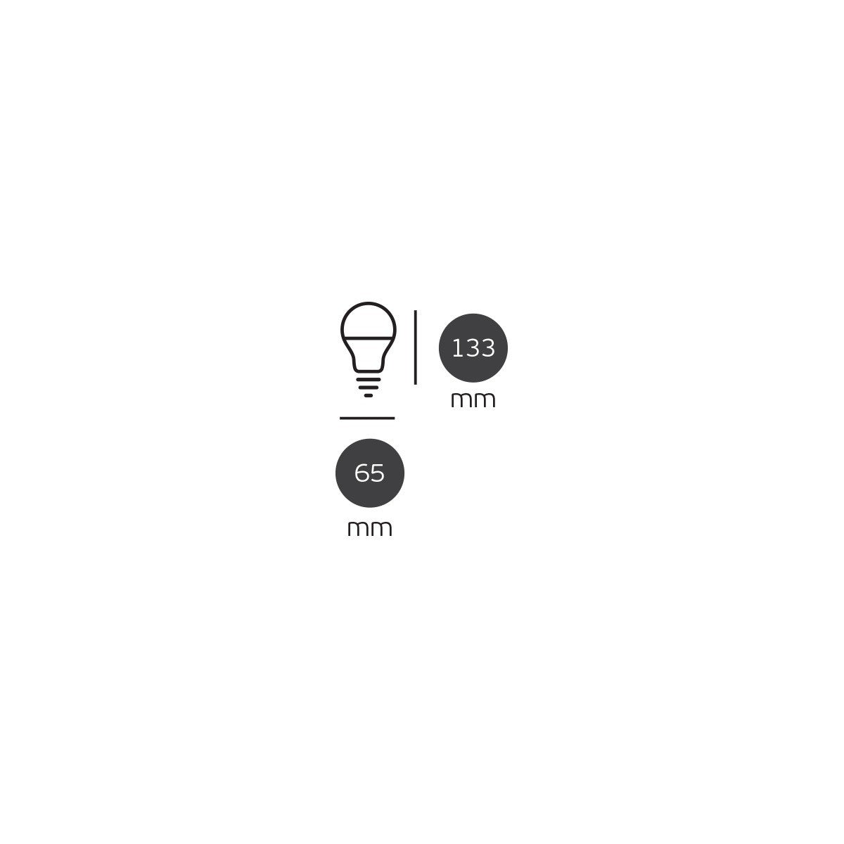 LED лампа VK Light Classic Plastic E27 ø70 20W