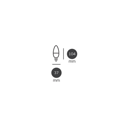 LED лампа VK Light Candle Plastic E14 9W