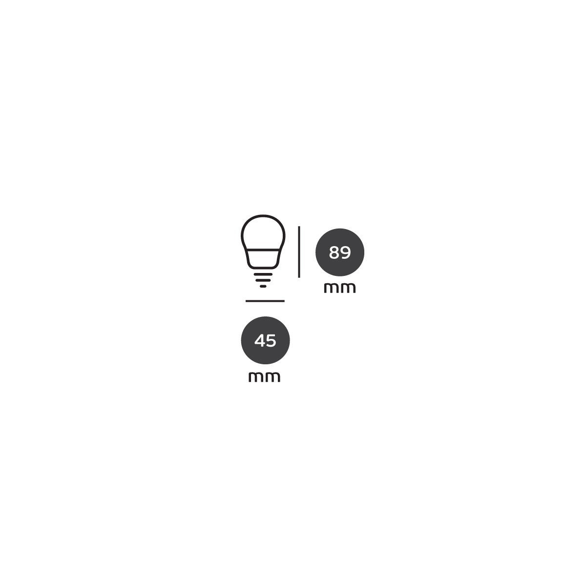 LED лампа VK Light Mini Globe Plastic E14 ø45 9W