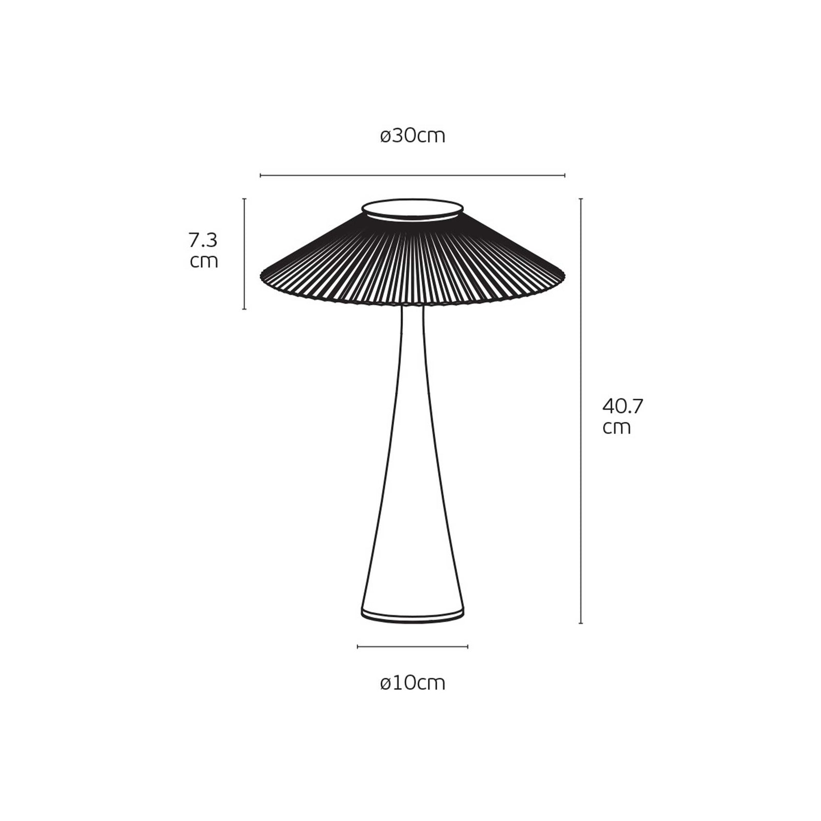 VK Light Amelie LED настолна лампа