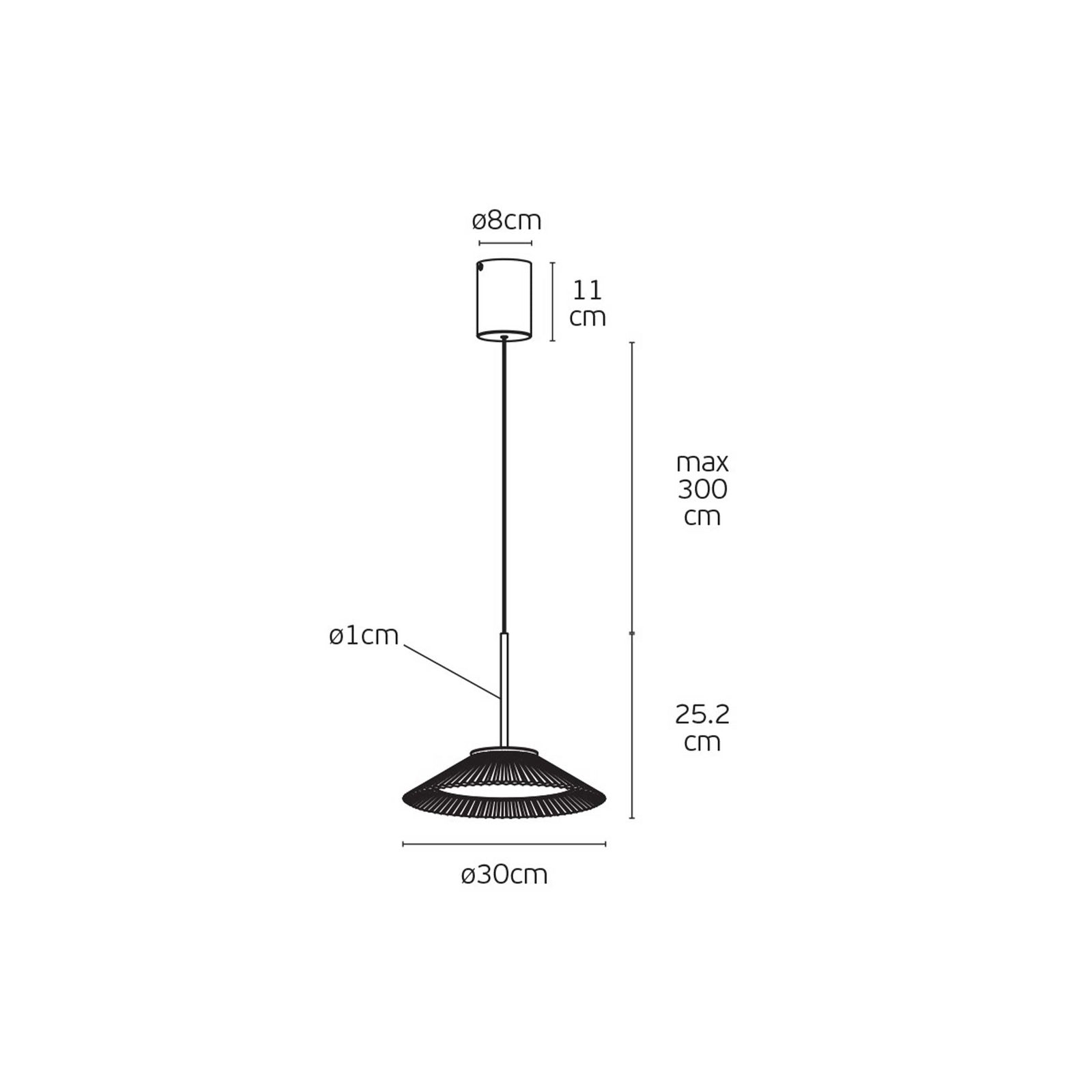 VK Light Amelie LED висяща лампа