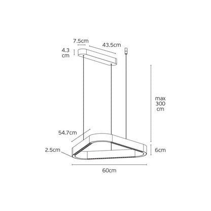 VK Light Aria LED висяща лампа