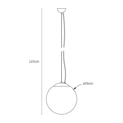 VK Light Bala LED висяща лампа IP54