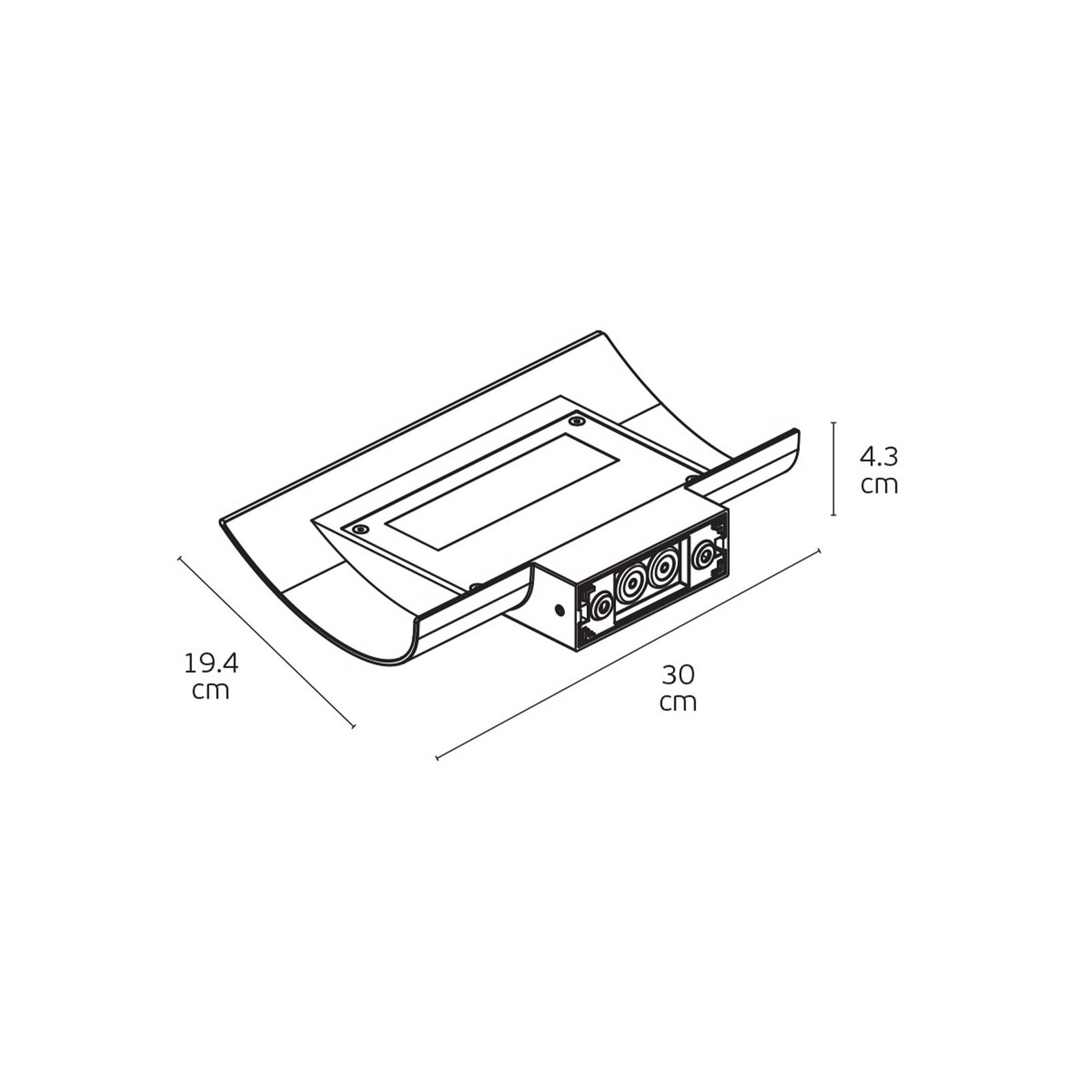 VK Light Cape LED стенна лампа IP65