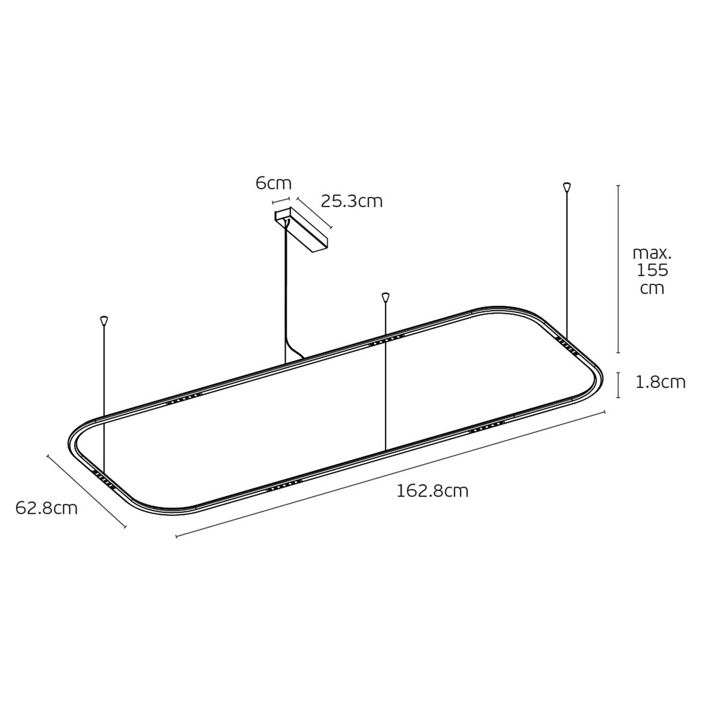 VK Light Core LED висяща лампа