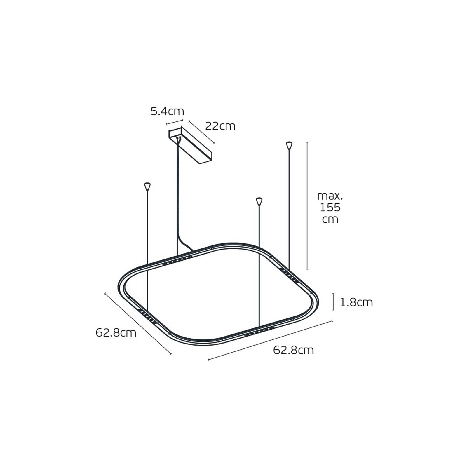 VK Light Core LED висяща лампа