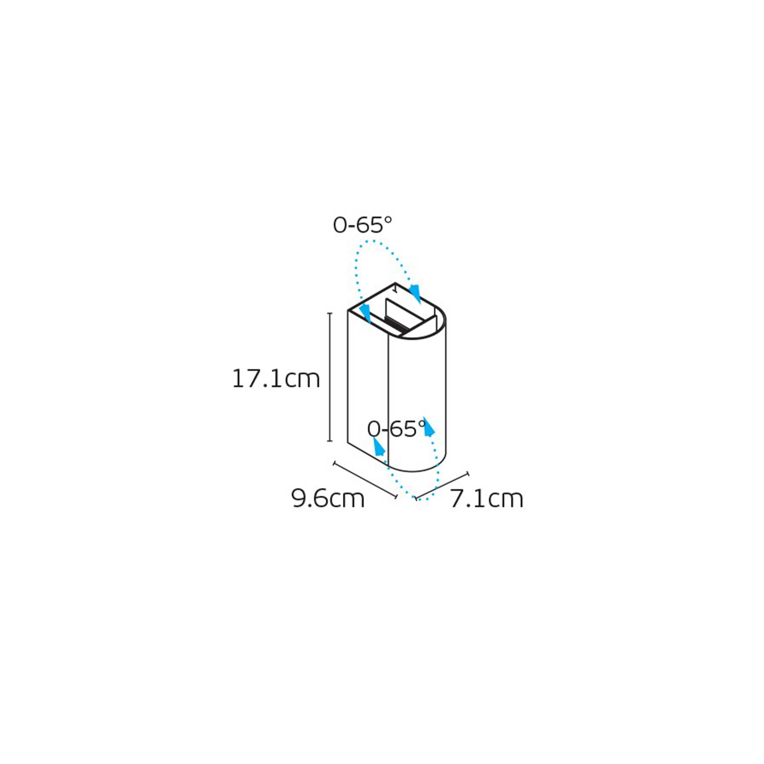VK Light Tod LED стенна лампа IP65