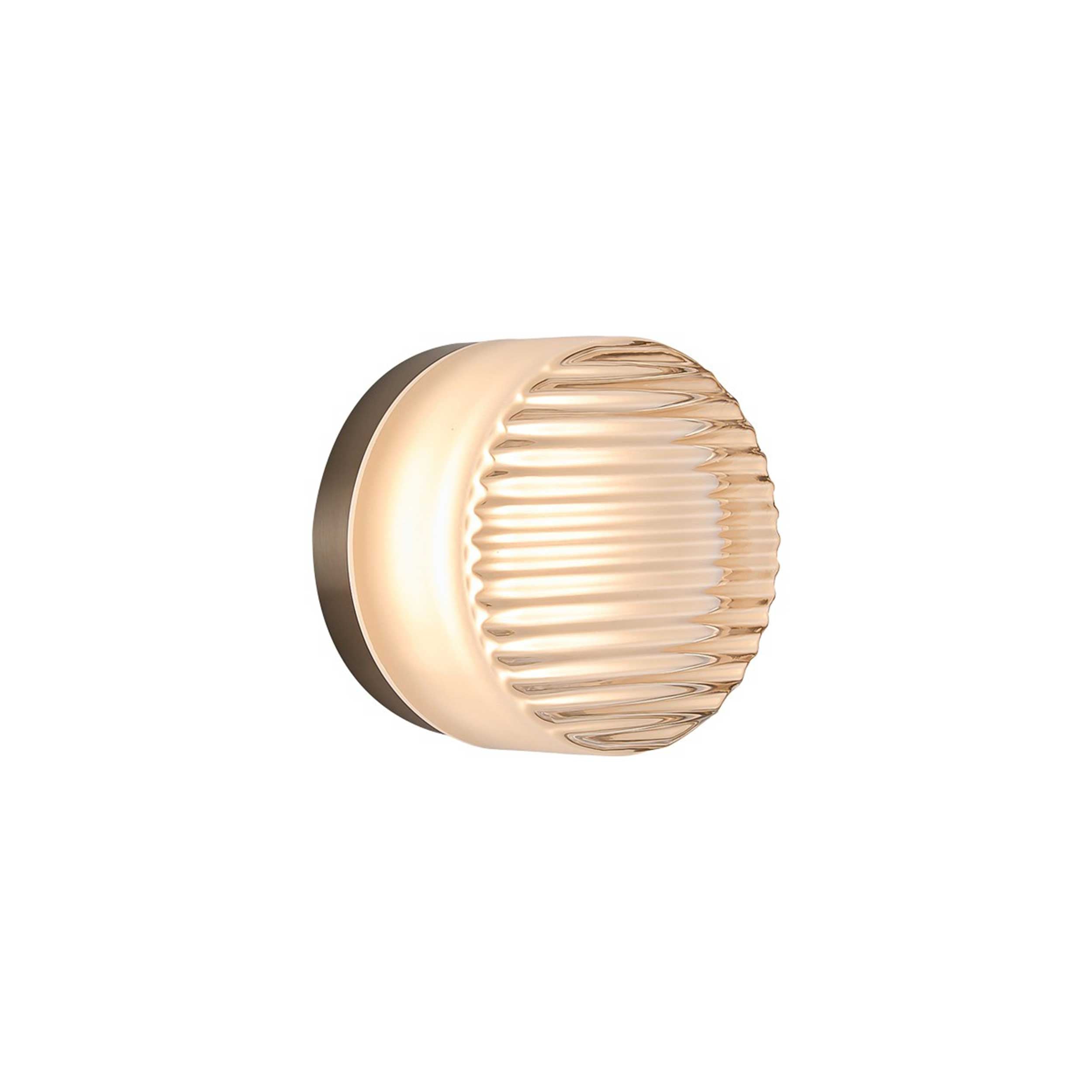VK Light Glace LED стенна лампа с релефна повърхност