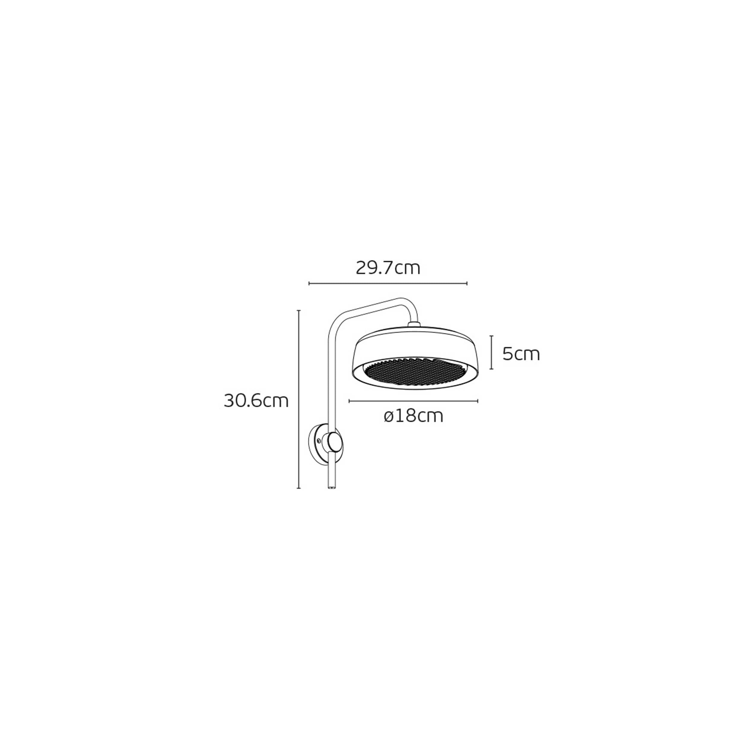 VK Light Jade LED стенна лампа IP65