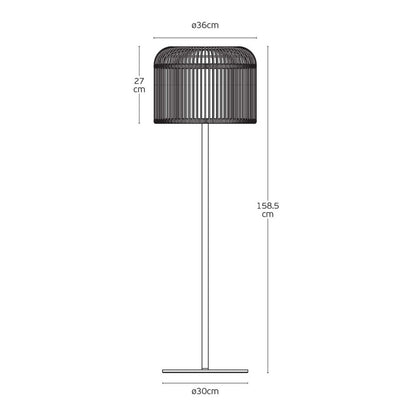 VK Light Keli E27 стояща външна лампа IP44