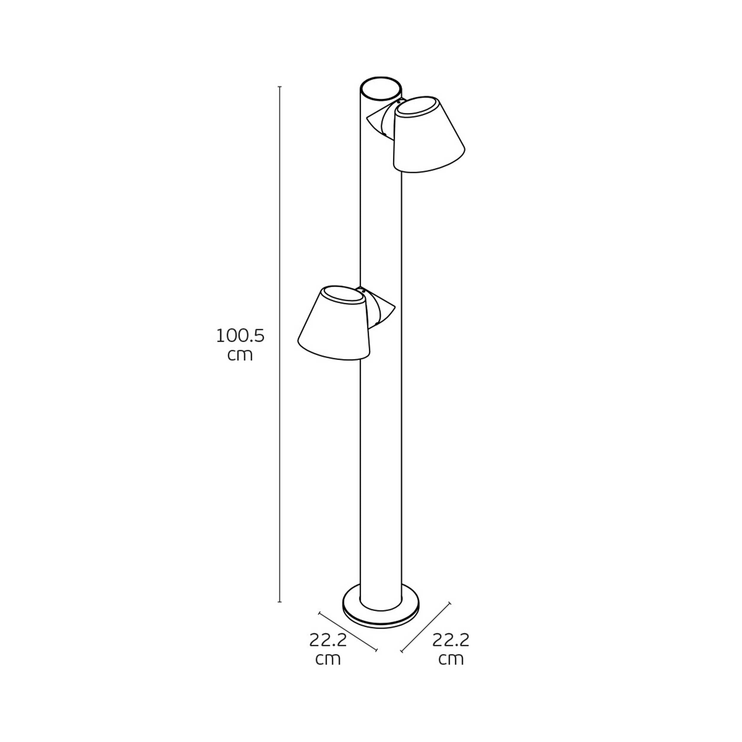 VK Light Kupo LED стенна лампа IP65