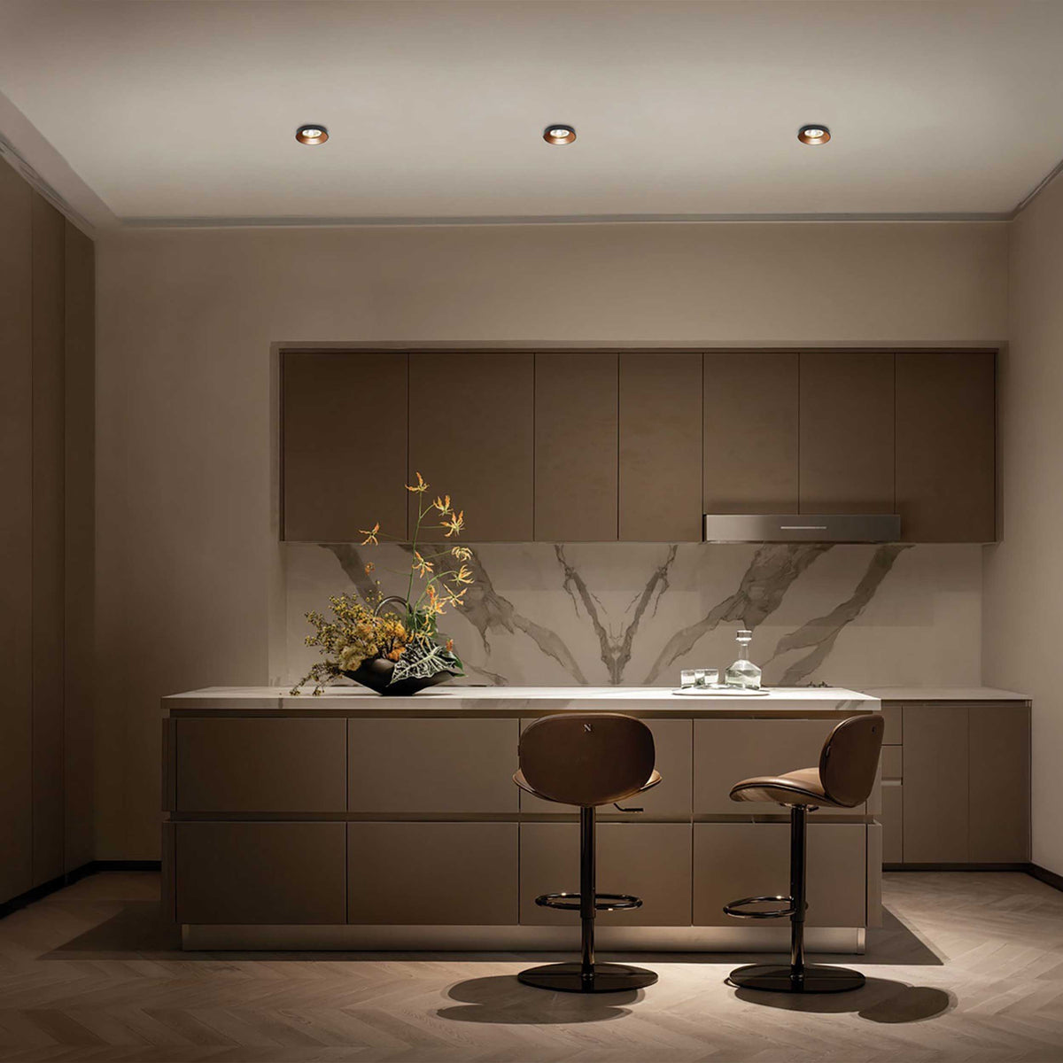 VK Light Ikon 2 GU10 вграден спот с рефлектор Ø75 мм