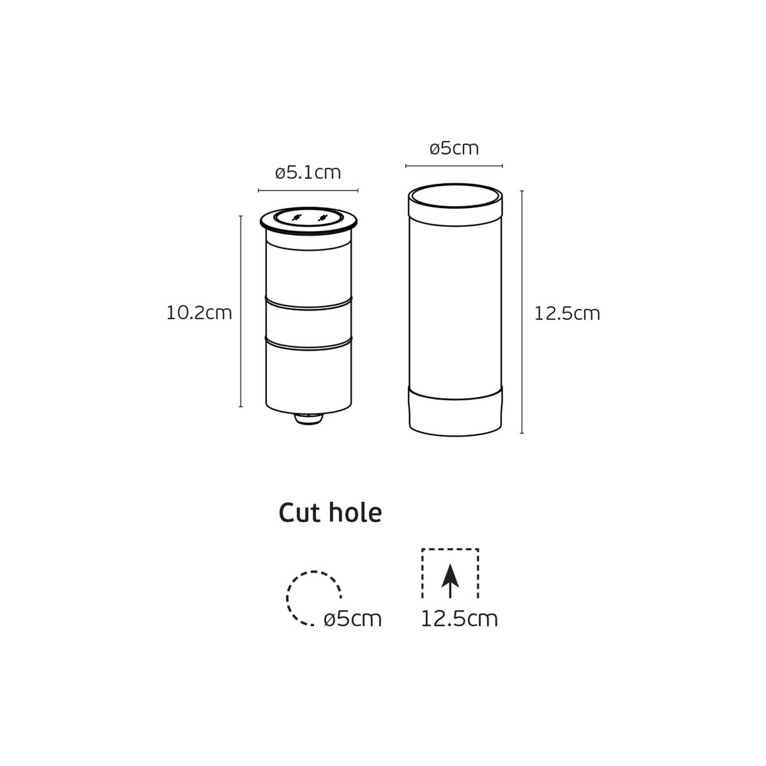 VK Light Moom LED стълбово осветително тяло IP67