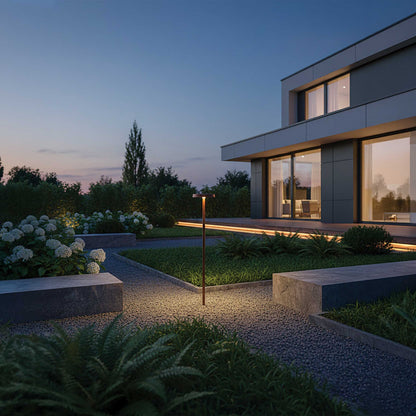 VK Light Mush LED стълбово осветително тяло с вграден контакт, IP65