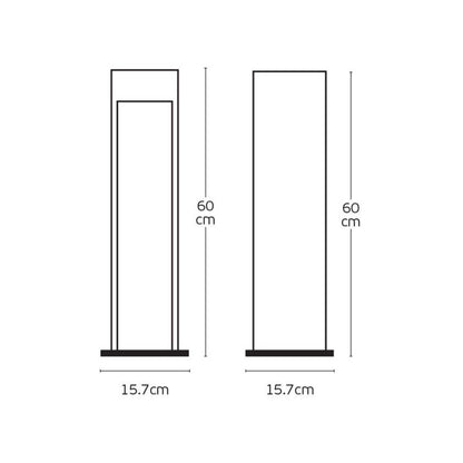 VK Light Natu II LED външно стълбово осветително тяло IP65
