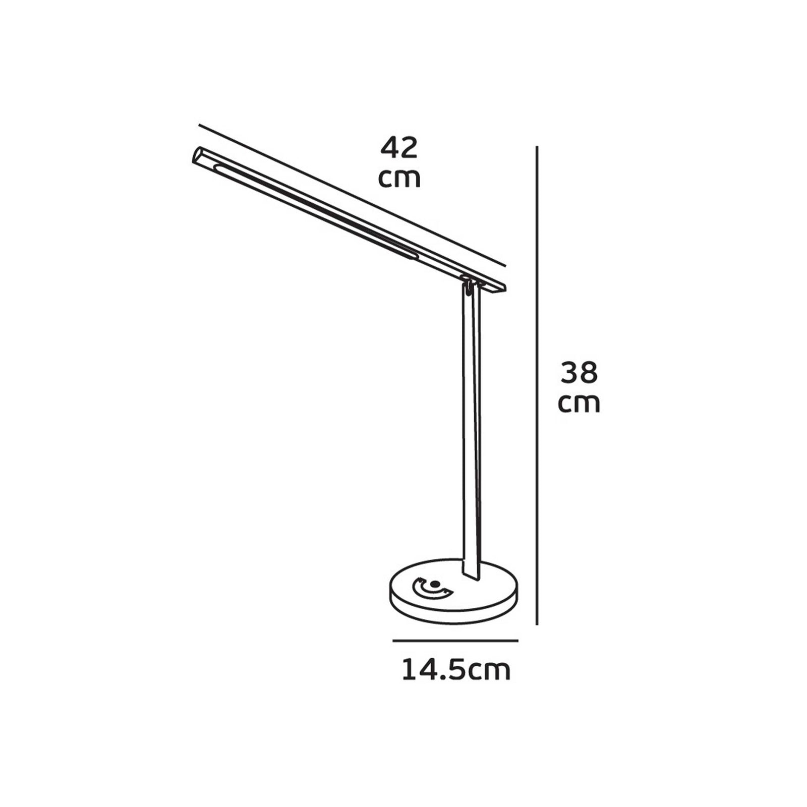 VK Light Nia LED Linear настолна лампа с димер 3CCT