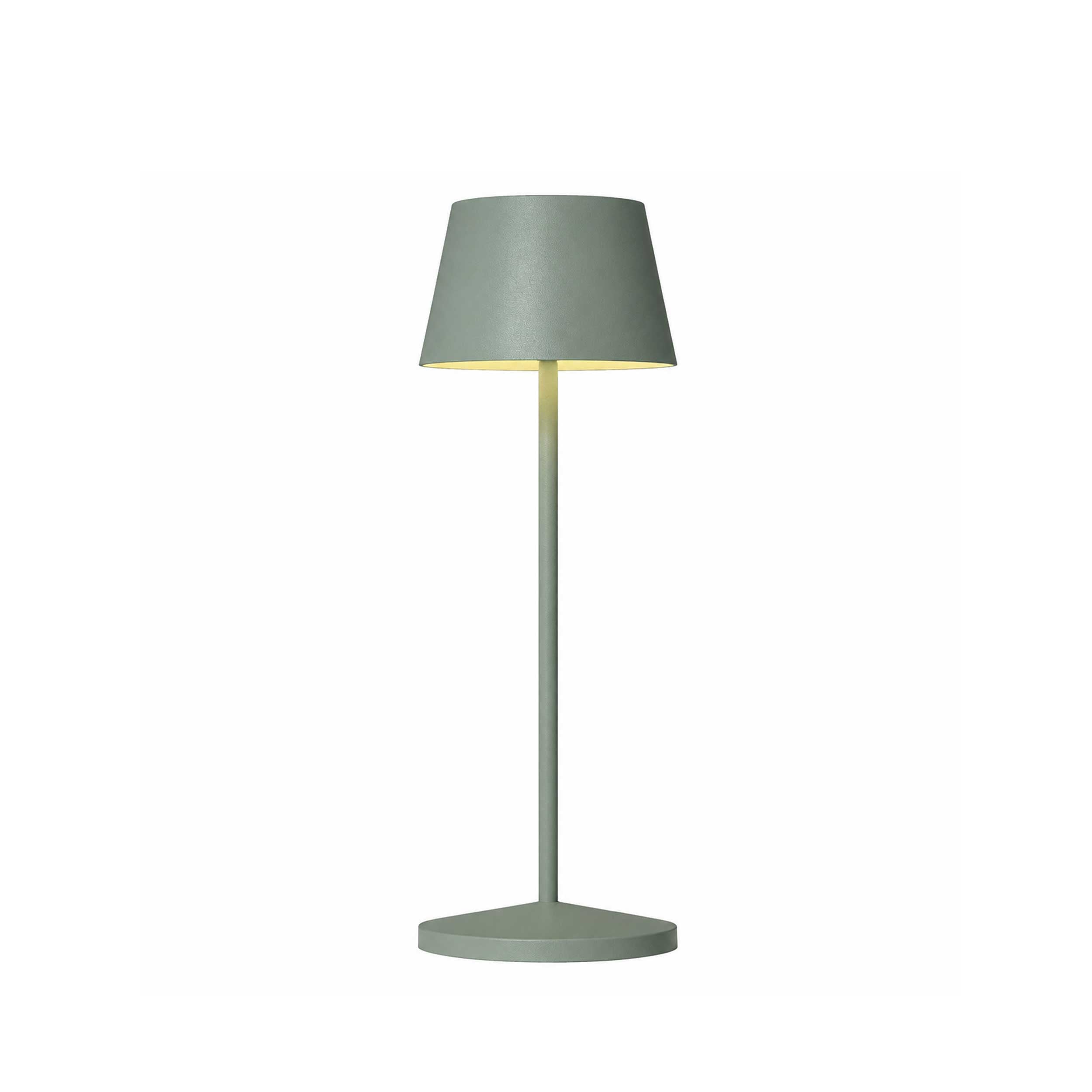 VK Light Opos LED преносима настолна лампа IP65, кръгла