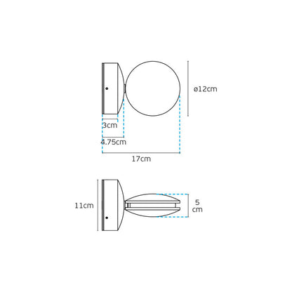 VK Light Pint LED стенна лампа IP54