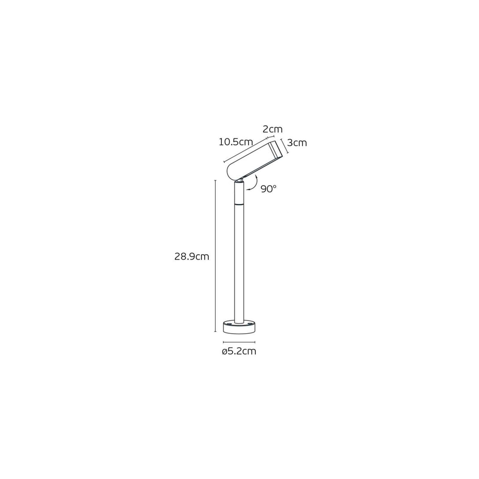 VK Light Robi LED стълбово осветително тяло IP65
