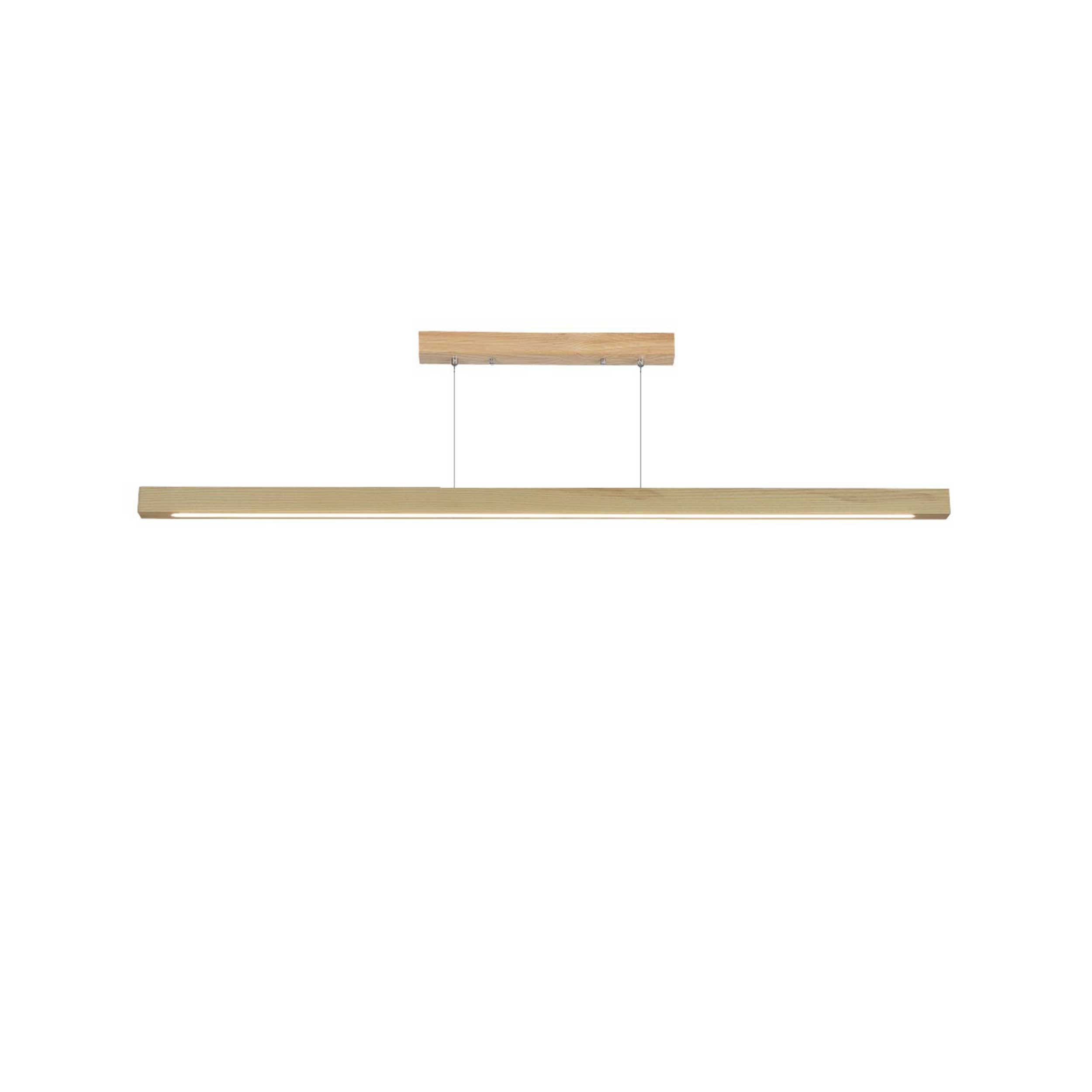 VK Light Woody LED висяща линейна дървена лампа