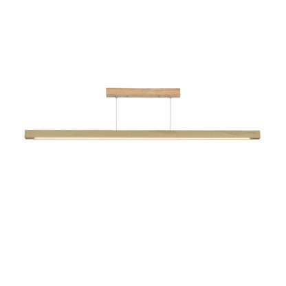 VK Light Woody LED висяща линейна дървена лампа