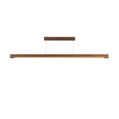 VK Light Woody LED висяща линейна дървена лампа