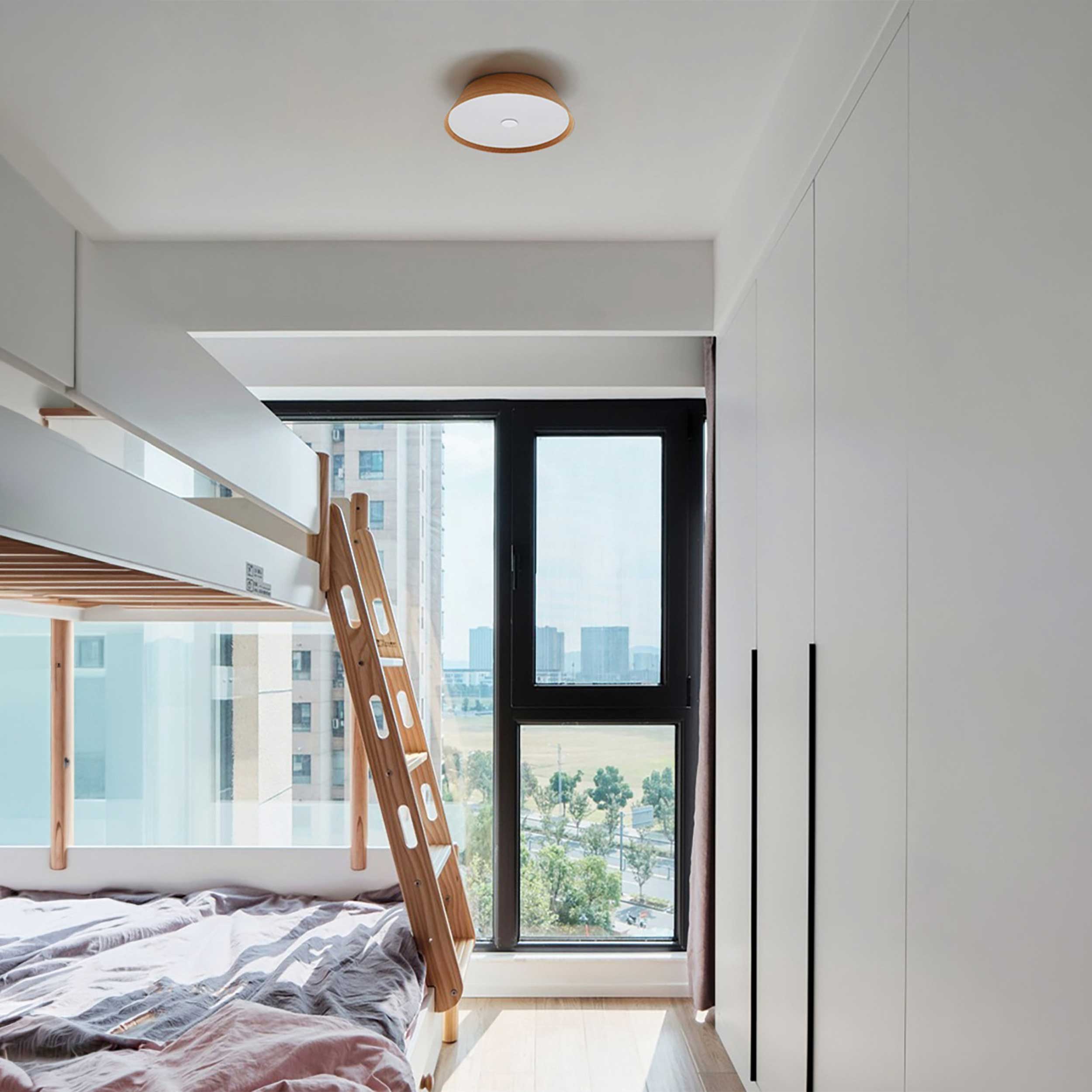 VK Light Woody LED таванна лампа от дърво