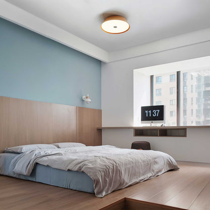 VK Light Woody LED таванна лампа от дърво