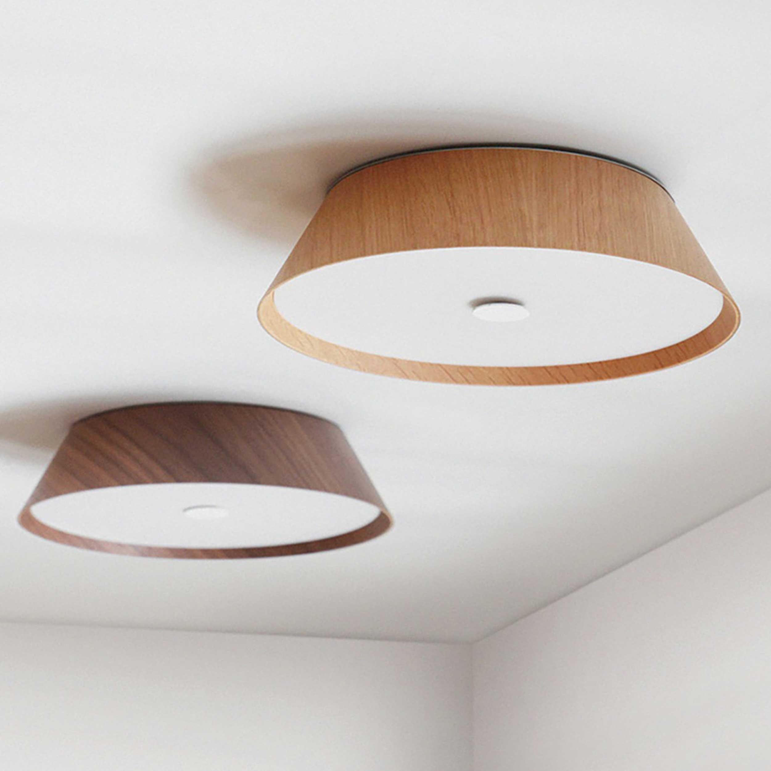 VK Light Woody LED таванна лампа от дърво