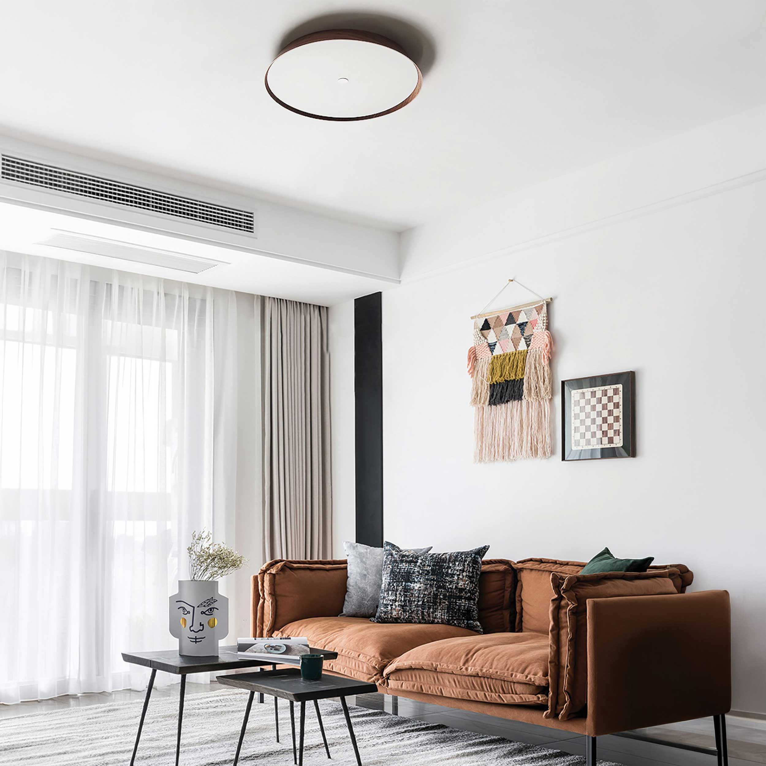 VK Light Woody LED таванна лампа от дърво