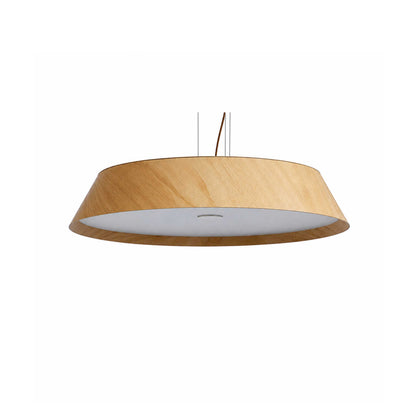 VK Light Woody LED висяща кръгла дървена лампа