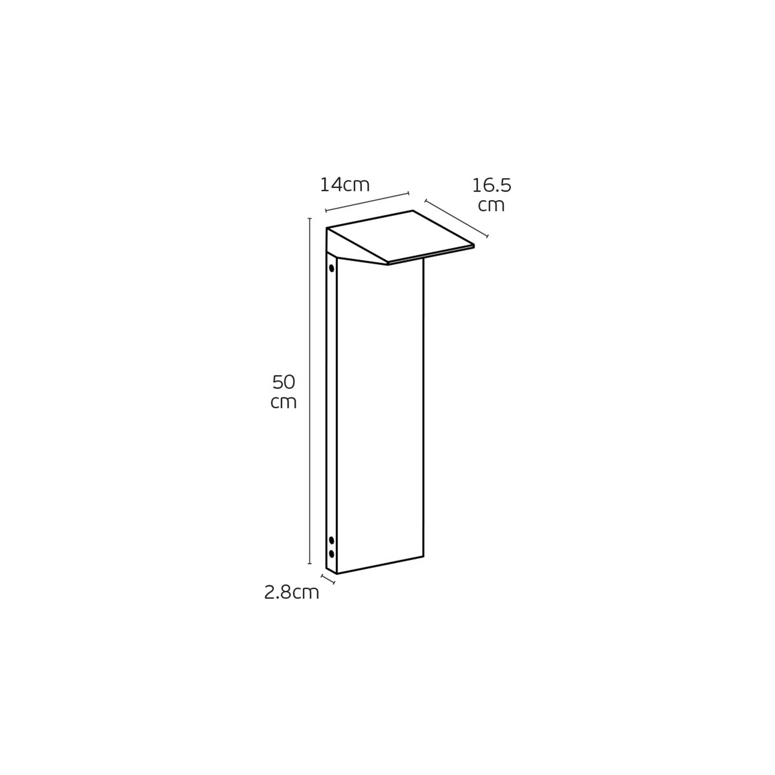 VK Light Zen LED стълбово осветително тяло IP65