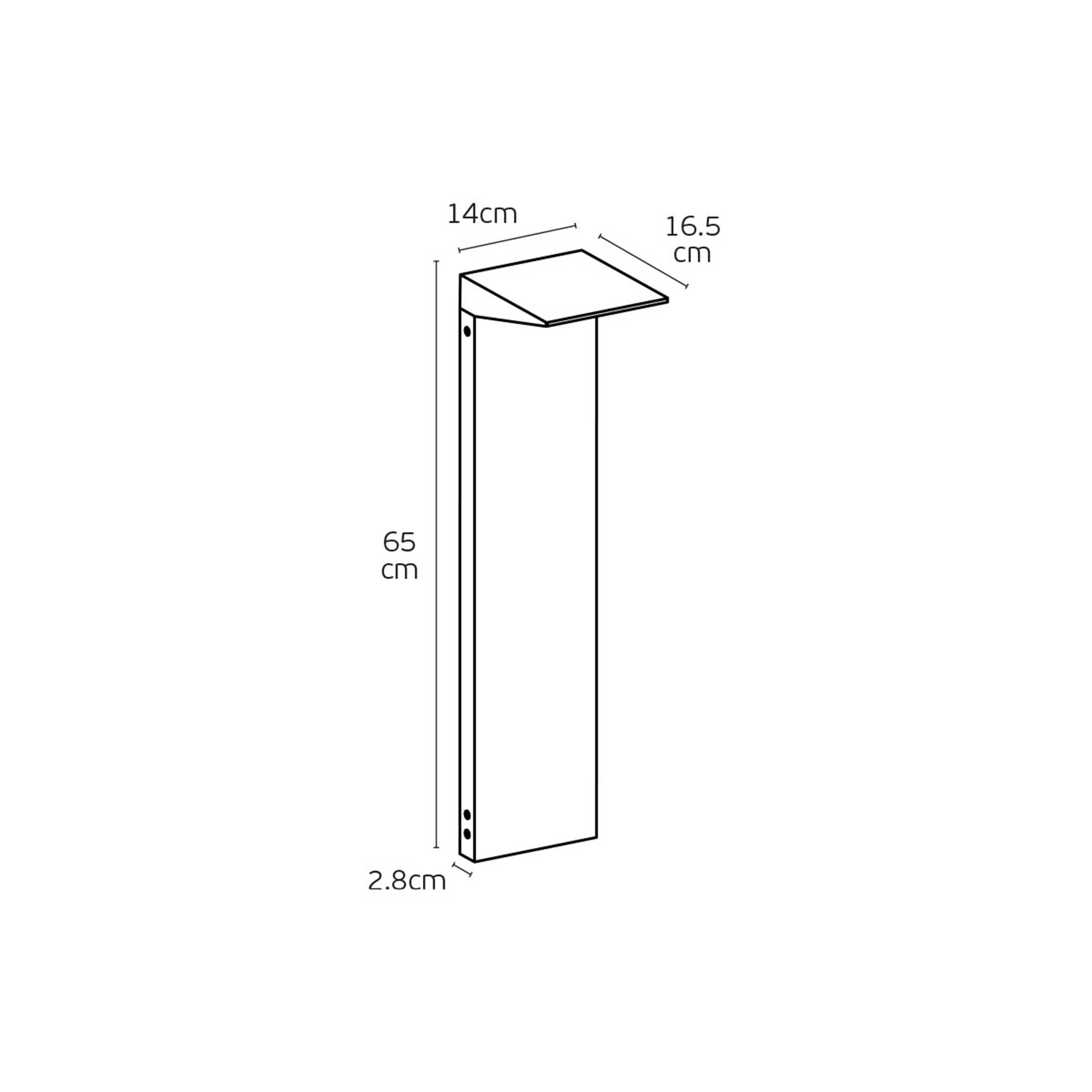 VK Light Zen LED стълбово осветително тяло IP65