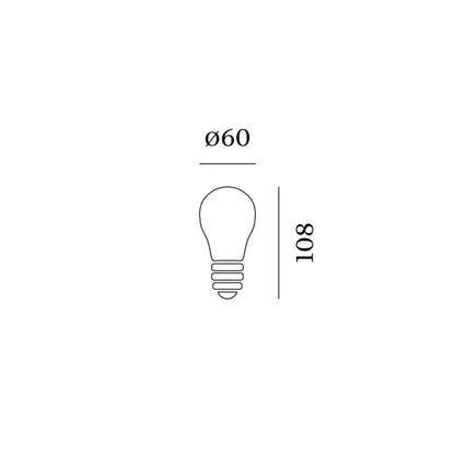 LED žárovka Wever and Ducré A60 E27 2200K 3.8W