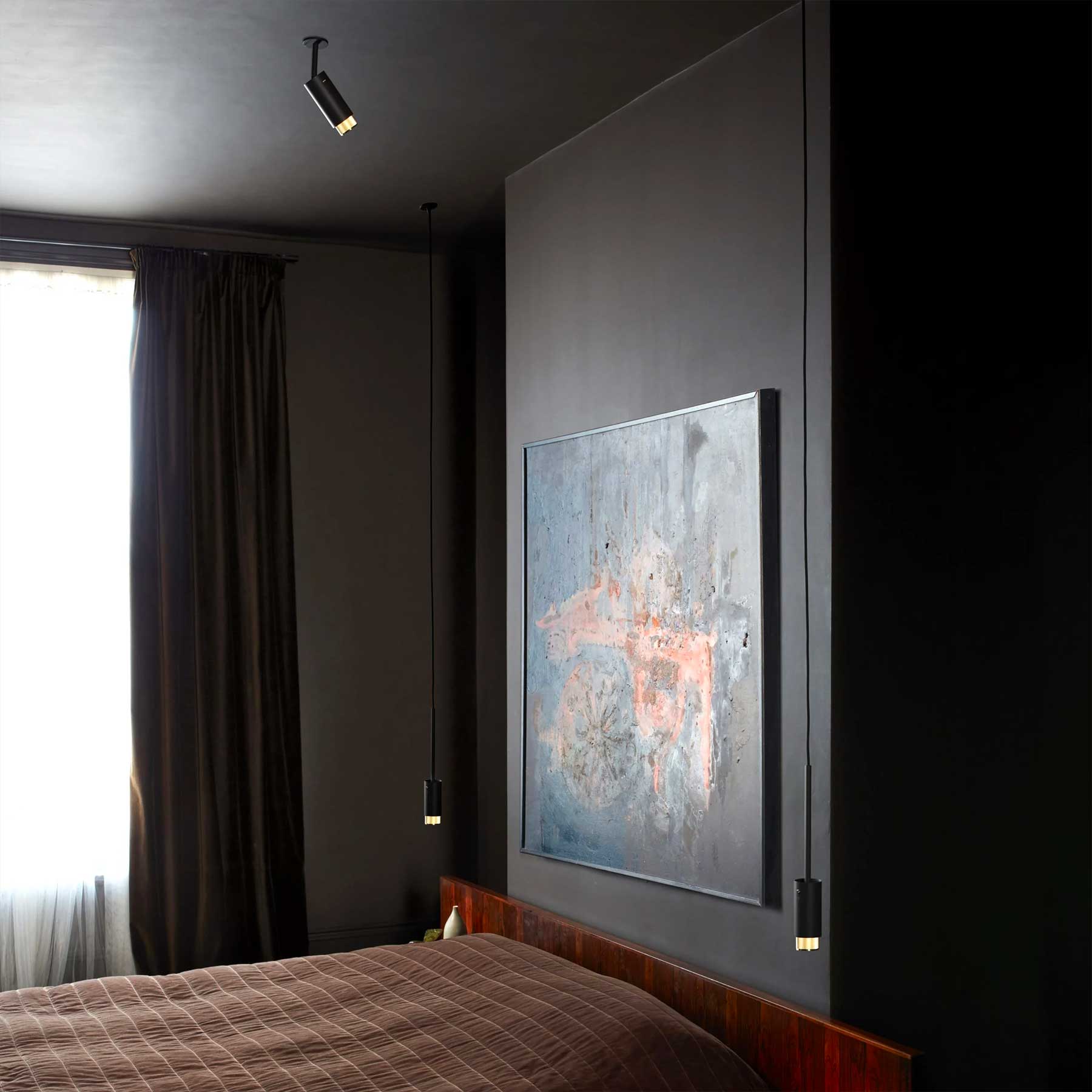 Buster & Punch Exhaust Graphite GU10 závěsné svítidlo