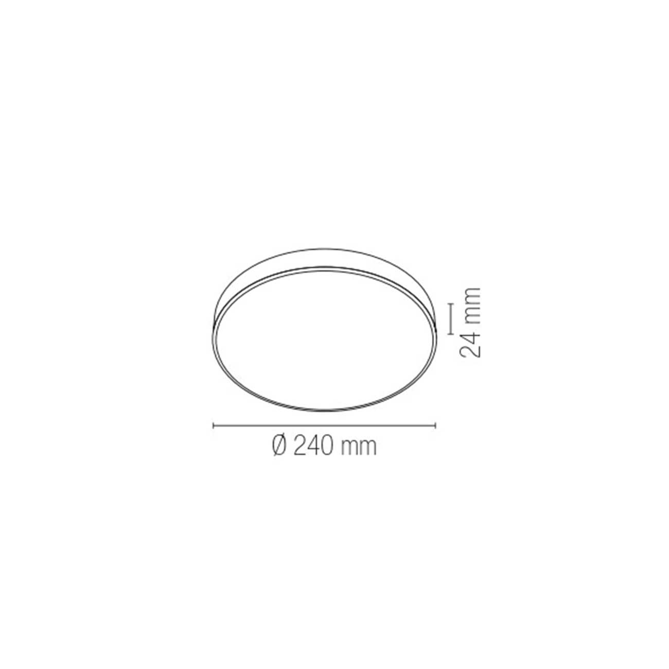 Faneurope Domo LED přisazené kruhové svítidlo IP44