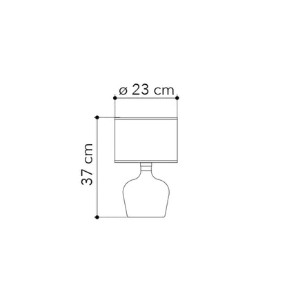 Faneurope Hendrix E27 stolní svítidlo lampa