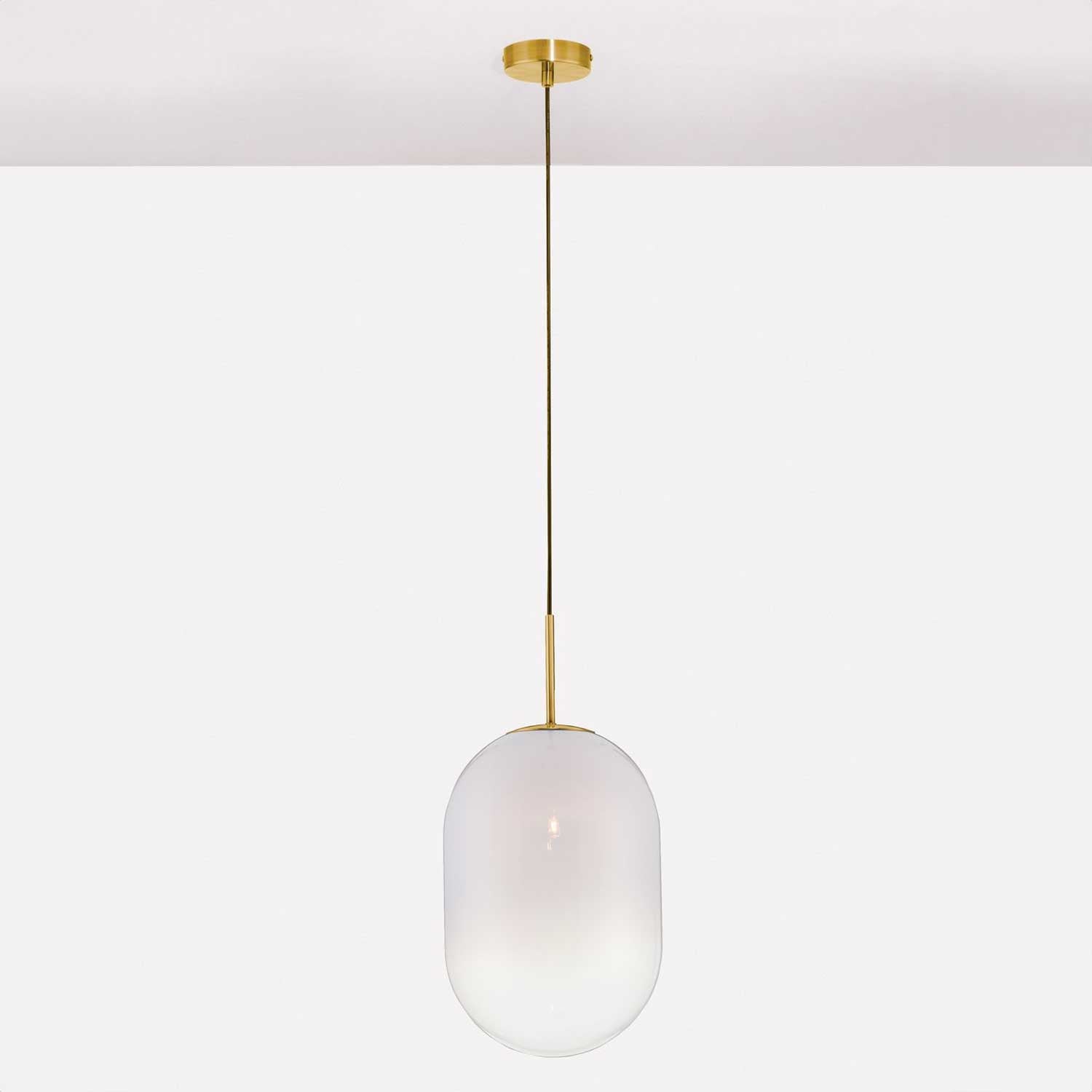 Nova Luce Chrysi G9 skleněné závěsné svítidlo zlaté