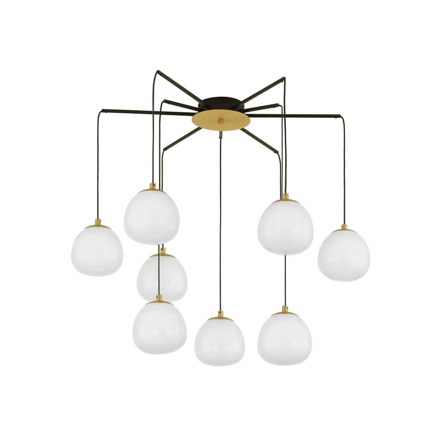 Nova Luce The Egg G9 skleněné závěsné svítidlo