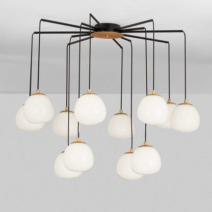 Nova Luce The Egg G9 skleněné závěsné svítidlo