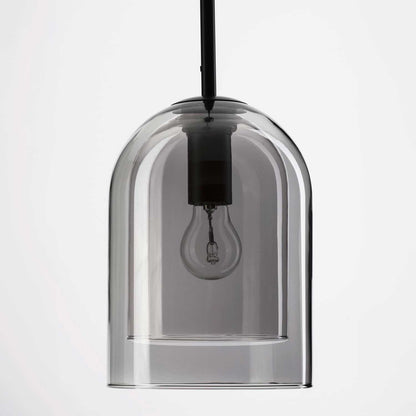 Nova Luce Velor single E27 skleněné závěsné svítidlo