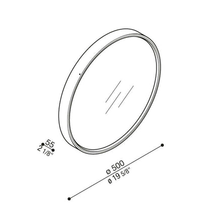 Lombardo Ola LED kruhové svítidlo přisazené IP66 IK08
