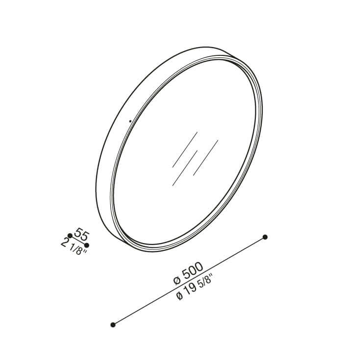 Lombardo Ola LED kruhové svítidlo přisazené IP66 IK08