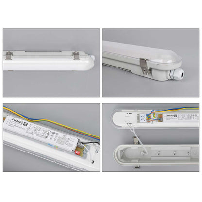 LED прахоустойчиво промишлено осветително тяло 1200mm IP66