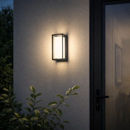 VK Light Neon LED стенна лампа IP65, правоъгълна